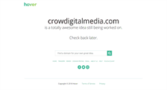 Desktop Screenshot of crowdigitalmedia.com