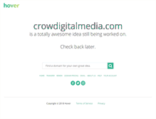 Tablet Screenshot of crowdigitalmedia.com